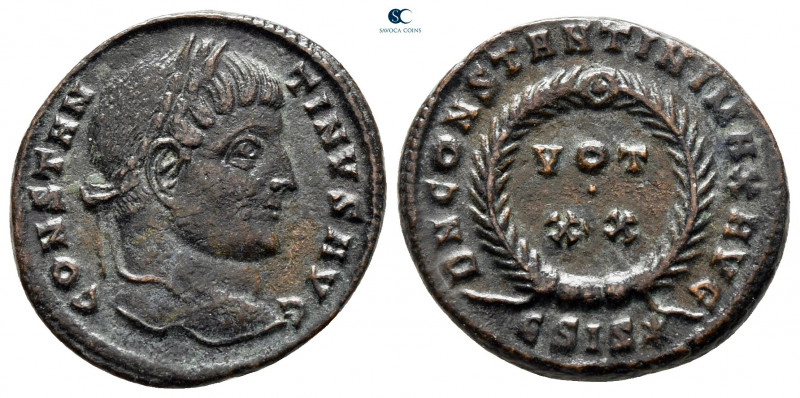 Constantine I the Great AD 306-337. Siscia
Follis Æ

20 mm, 3,07 g



ver...