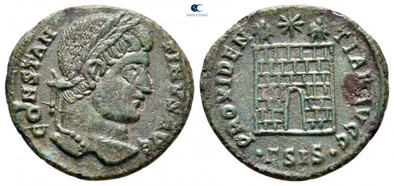 Constantine I the Great AD 306-337. Siscia
Follis Æ

18 mm, 2,34 g



nea...