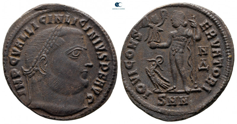 Licinius I AD 308-324. Nicomedia
Follis Æ

23 mm, 3,89 g



good very fin...