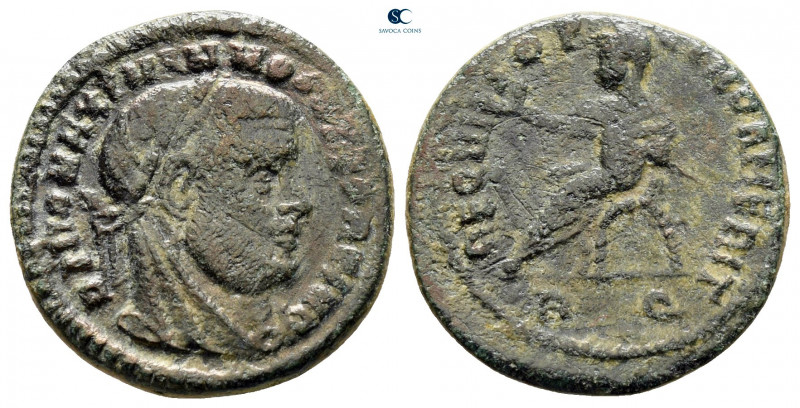 Divus Maximianus Herculius AD 310. Struck under Constantine I, AD 317/18. Rome
...