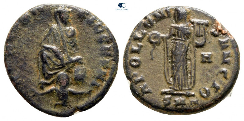 Maximinus II Daia AD 310-313. Antioch
Follis Æ, "Persecution" issue

15 mm, 1...