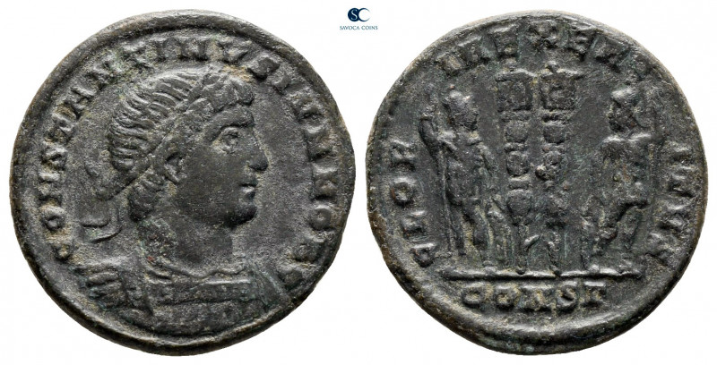 Constantine II, as Caesar AD 317-337. Constantinople
Follis Æ

18 mm, 2,34 g...