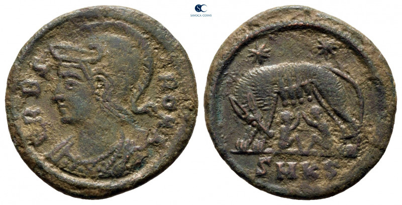 City Commemoratives AD 330-354. Cyzicus
Follis Æ

19 mm, 2,07 g



nearly...