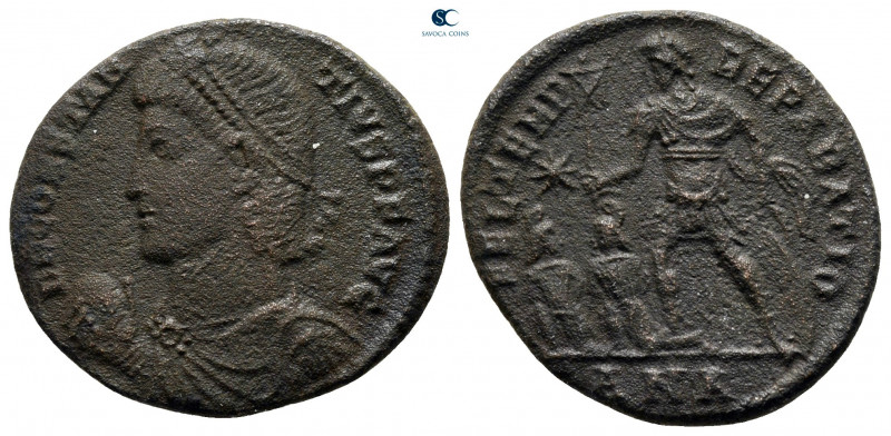 Constantius II AD 337-361. Antioch
Follis Æ

21 mm, 3,79 g



very fine