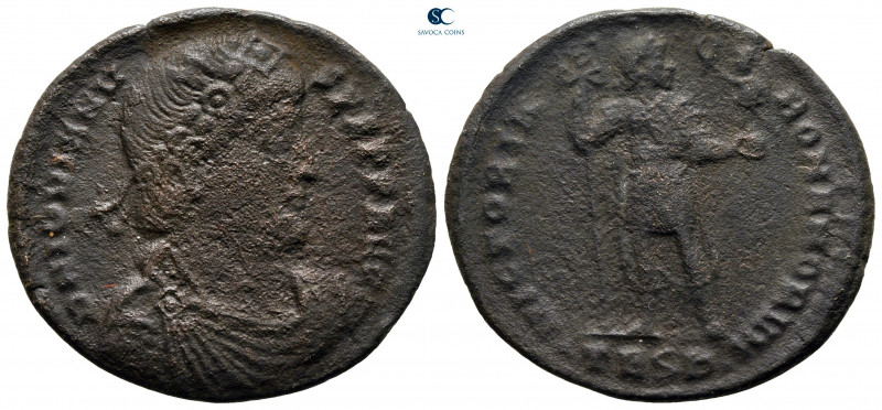 Jovian AD 363-364. Thessaloniki
Double Maiorina Æ

29 mm, 7,11 g



nearl...