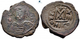 Heraclius AD 610-641. Nikomedia. Follis or 40 Nummi Æ