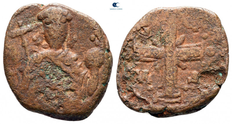 Alexius I Comnenus AD 1081-1118. Byzantine
Tetarteron Æ

21 mm, 3,71 g


...