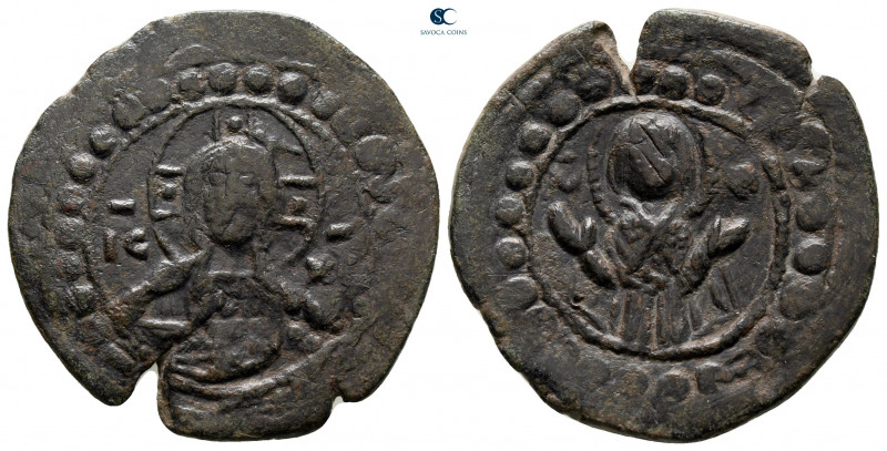 Alexius I Comnenus AD 1081-1118. Constantinople
Anonymous Follis Æ

27 mm, 5,...