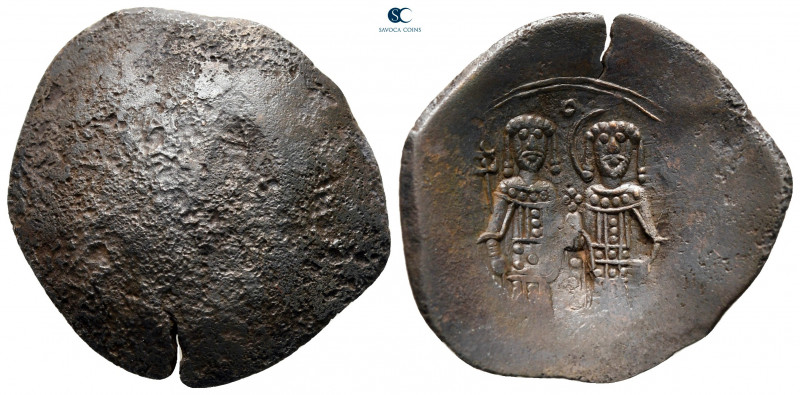 Alexius III Angelus-Comnenus AD 1195-1203. Constantinople
Trachy Æ

26 mm, 3,...