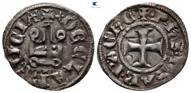 Philippe de Savoy AD 1301-1307. Glarenza (modern Kyllini in Elis). Denier Tournois BI