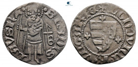 Louis I "the Great", of Anjou AD 1342-1348. Denár AR