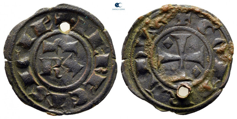 Conrad I AD 1250-1254. Brindisi
Half Denaro BI

17 mm, 0,73 g



very fin...