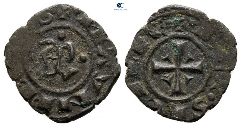 Manfredi AD 1258-1266. Kingdom of Sicily. Messina or Palermo
Denaro BI

15 mm...