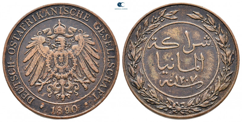 Germany. German Dependencies. German East Africa. AD 1890.
1 Pesa 1890

23 mm...