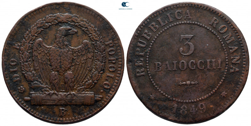 Italy. Repubblica Romana. AD 1848-1849.
3 Baiocchi

38 mm, 22,92 g



goo...