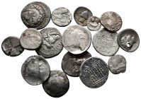 Lot of ca. 16 greek silver coins / SOLD AS SEEN, NO RETURN!nearly very fine