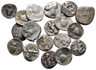 Lot of ca. 19 greek silver coins / SOLD AS SEEN, NO RETURN!very fine