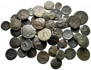 Lot of ca. 53 greek bronze coins / SOLD AS SEEN, NO RETURN!
very fine