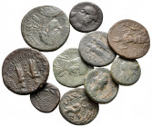 Lot of ca. 10 roman provincial bronze coins / SOLD AS SEEN, NO RETURN!
very fine