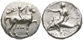 Calabria. Tarentum 330-300 BC. Nomos AR