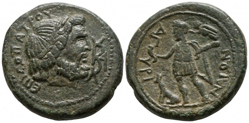 Sicily. Agyrium. ΣΩΠΑΤΡΟΣ (Sopatros), tyrant 241 BC.
Bronze Æ

23mm., 9,85g....