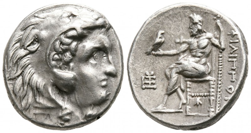 Kings of Macedon. Sardeis. Philip III Arrhidaeus 323-317 BC.
Drachm AR

15mm....
