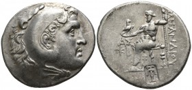 Kings of Macedon. Aspendos. Alexander III "the Great" 336-323 BC, (dated SE 22 = 191/190 BC).. Tetradrachm AR