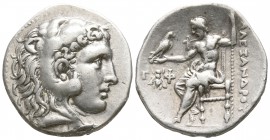 Kings of Macedon. Ephesos. Alexander III "the Great" 336-323 BC, (struck under Lysimachus, ca. 300 BC).. Drachm AR