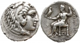 Kings of Macedon. Sidon. Alexander III "the Great" 336-323 BC, (struck ca. 312-311 BC).. Tetradrachm AR