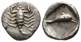Thraco-Macedonian Region. Uncertain circa 500-400 BC. Diobol AR