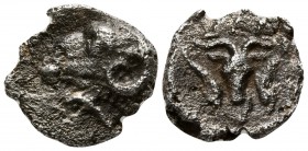 Phokis. Federal Coinage. Delphi. circa 480-460 BC. Trihemiobol AR