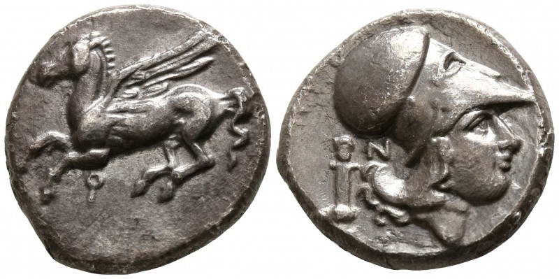 Corinthia. Corinth circa 405-345 BC.
Stater AR

18mm., 8,25g.

Pegasos flyi...