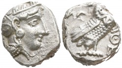 Asia Minor. Uncertain mint imitating Athens. 449 BC. Tetradrachm AR