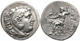 Ionia. Klazomenai  circa 240-225 BC. In the name and types of Alexander III of Macedon. Philon, magistrate.. Tetradrachm AR
