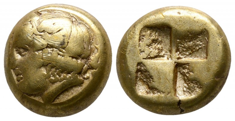 Ionia. Phokaia circa 478-387 BC.
Hekte EL

9mm., 2,46g.

Wreathed head of D...