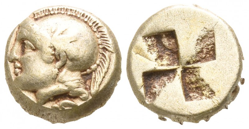 Ionia. Phokaia circa 477-388 BC.
Hekte EL

9mm., 2,52g.

Head of Athena lef...