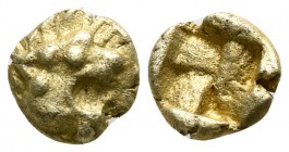 Ionia. Uncertain mint circa 600-550 BC. 1/48 Stater EL