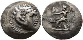 Caria. Alabanda Struck in the name and types of Alexander III of Macedon, circa 188-173 BC.. Tetradrachm AR