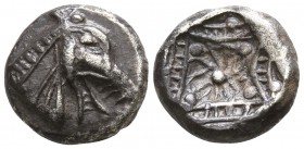 Caria. Kindya  circa 510-480 BC. Tetrobol AR