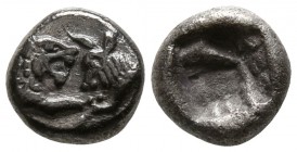 Kings of Lydia. Sardeis. Kroisos 564-539 BC. 1/24 Stater AR