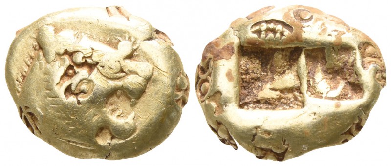 Kings of Lydia. Sardeis. Alyattes - Kroisos 610-546 BC.
Trite EL

12mm., 4,70...