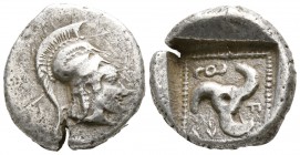 Dynasts of Lycia. Vekhssere I 450-430 BC. 1/3 Stater AR