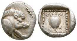 Dynasts of Lycia. Uncertain mint. Uncertain Dynast circa 490-430 BC. 'Protodynastic' period.. 1/6 Stater AR
