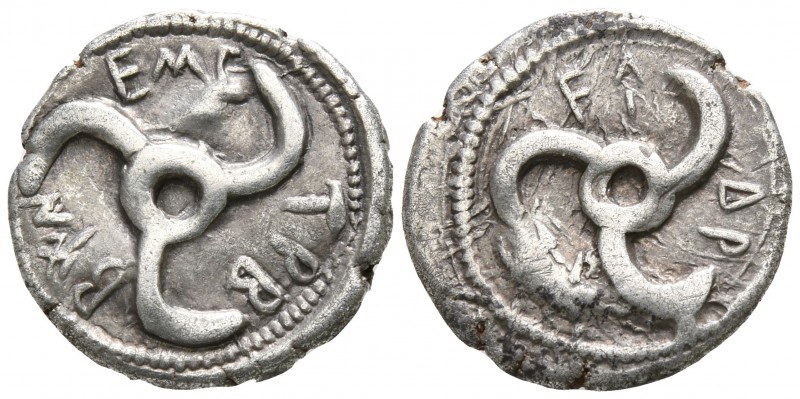 Dynasts of Lycia. Wedrei. Trbbänimi and uncertain Dynast circa 390-375 BC.
1/3 ...