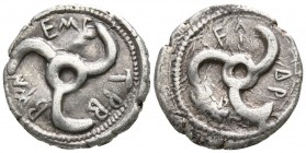 Dynasts of Lycia. Wedrei. Trbbänimi and uncertain Dynast circa 390-375 BC. 1/3 Stater AR