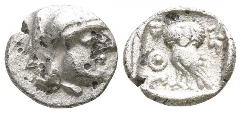 Philistia. Uncertain mint. Imitating Athens circa 450-333 BC.
Hemiobol AR

7m...