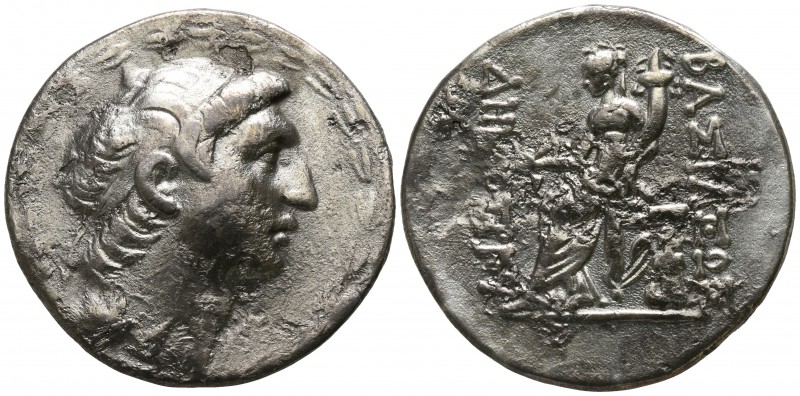 Seleukid Kingdom. Antioch. Demetrios I Soter 162-150 BC.
Tetradrachm AR

30mm...