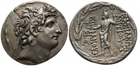 Seleukid Kingdom. Antioch. Antiochos VIII Epiphanes Grypos 121-97 BC. Tetradrachm AR