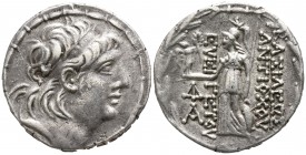 Seleukid Kingdom. Antioch on the Orontes. Antiochos VII Euergetes 138-129 BC. Tetradrachm AR
