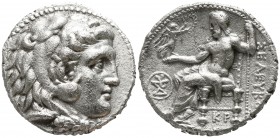 Seleukid Kingdom. Seleukeia in Pieria. Seleukos I Nikator 312-281 BC, (struck ca. 300 BC).. Tetradrachm AR